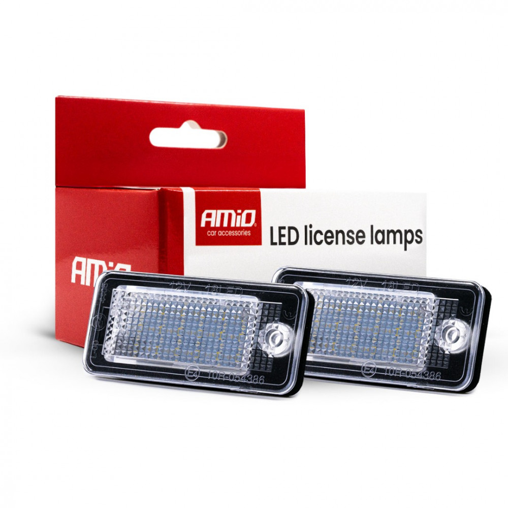 LED-rekisterikilven valot AUDI A3 (2003-2012) AMIO 04536 (CLP012)