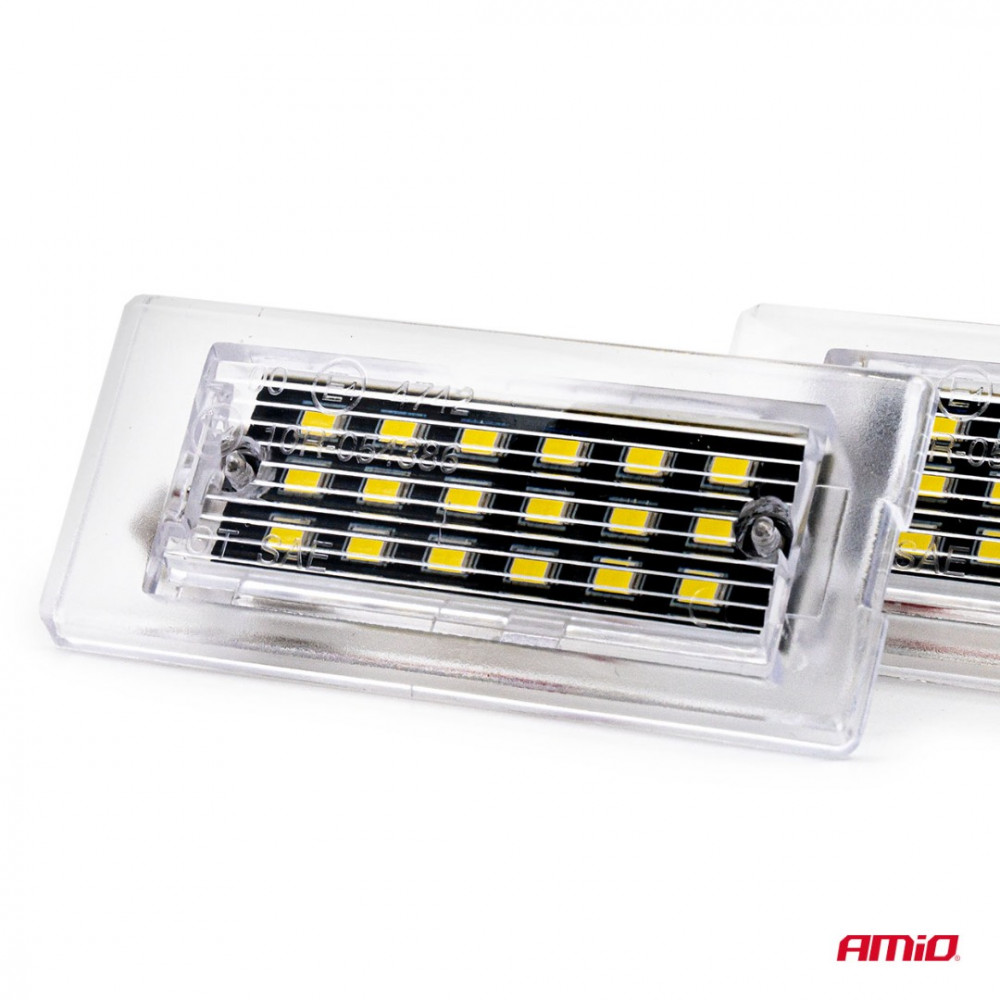 LED numerio ženklo žibintai BMW X5 E53 (2000-2006) AMIO 04546 (CLP001)