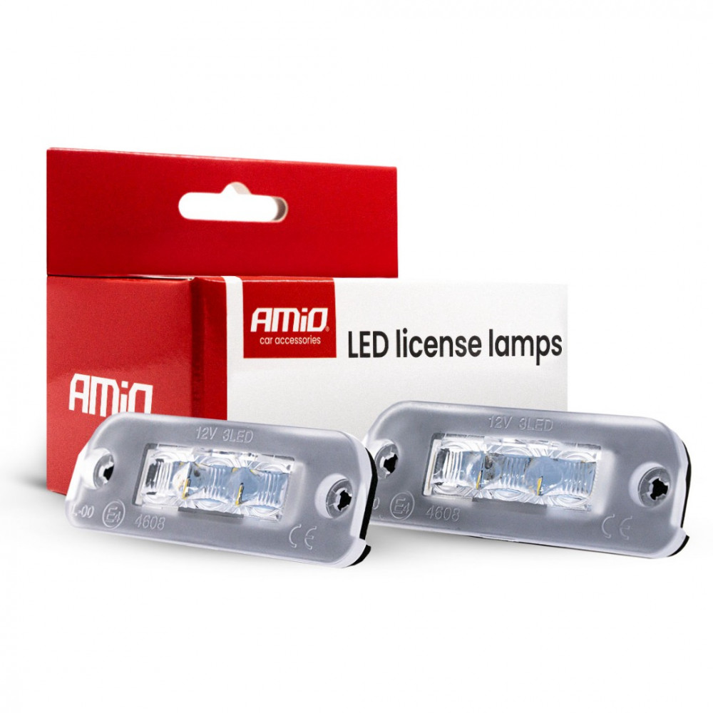 LED-rekisterikilven valot MB ML-class W164 (2005-2011) 04549 AMIO (CLP038)