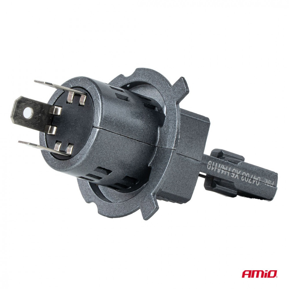 Auto LED lemputės Series F25 SILVER FULL CANBUS H4/H19 54/58W 12V/24V AMIO 04703