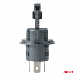 Auto LED lemputės Series F25 SILVER FULL CANBUS H4/H19 54/58W 12V/24V AMIO 04703