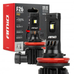 Auto LED spuldzes Series F26 PRO LumiTec LIMITED +130% DUO FULL CANBUS H8/H9/H11/H16 12V/24V AMIO 04873