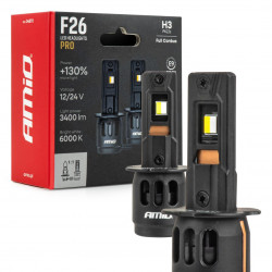 Auto LED spuldzes Series F26 PRO LumiTec LIMITED +130% DUO FULL CANBUS H3 12V/24V AMIO 04870
