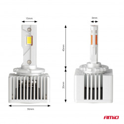 Car LED bulbs Series F26 PRO LumiTec LIMITED +130% DUO FULL CANBUS HIR2 12V/24V AMIO 04876