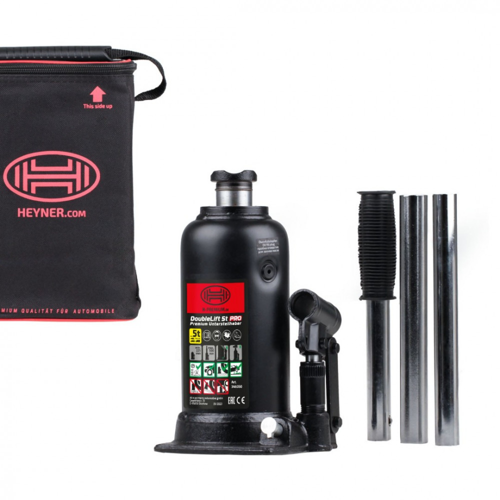 Hydraulic jack HEYNER DOUBLELIFT PRO 5 tonns 346050