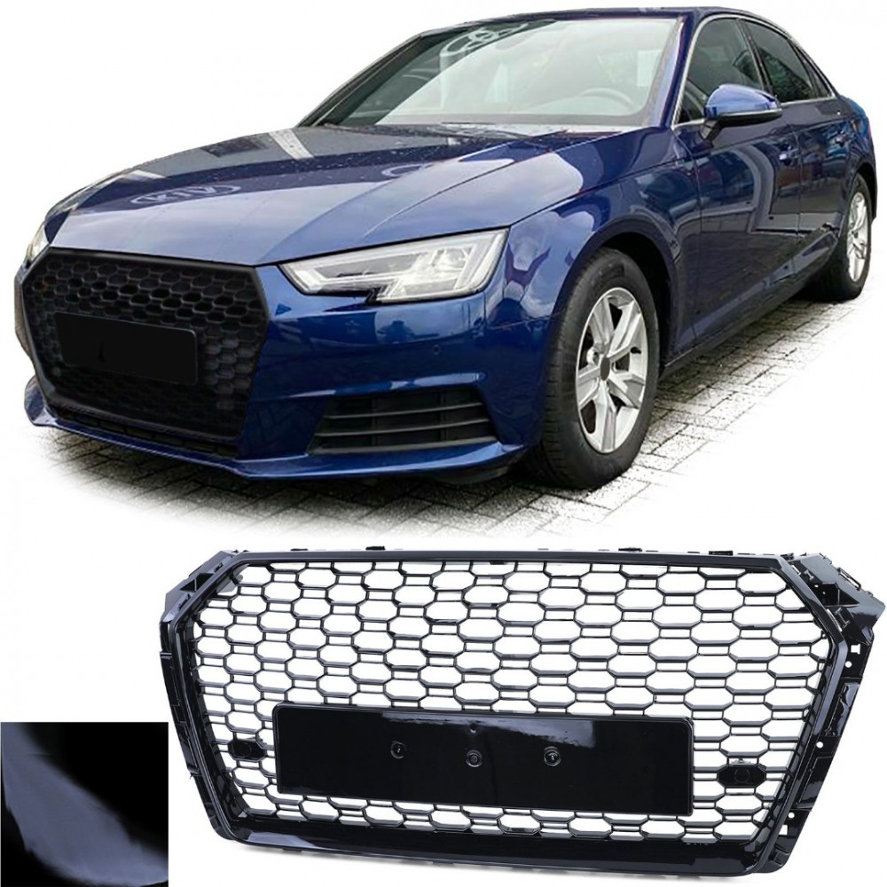 Esivõre black gloss AUDI A4 B9 (2015-2019) 40314AUDI Esivõre black gloss AUDI A4 B9 (2015-2019) 40314AUDI