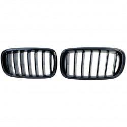Front grills black gloss BMW X5/X6 F15/F16 Single Stripe Black Gloss (2014-2019) 44052 Front grills black gloss BMW X5/X6 F15/F16 Single Stripe Black Gloss (2014-2019) 44052