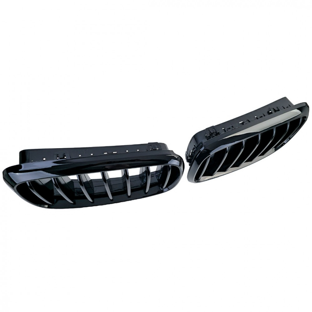 Front grills black gloss BMW X5/X6 F15/F16 Single Stripe Black Gloss (2014-2019) 44052 Front grills black gloss BMW X5/X6 F15/F16 Single Stripe Black Gloss (2014-2019) 44052