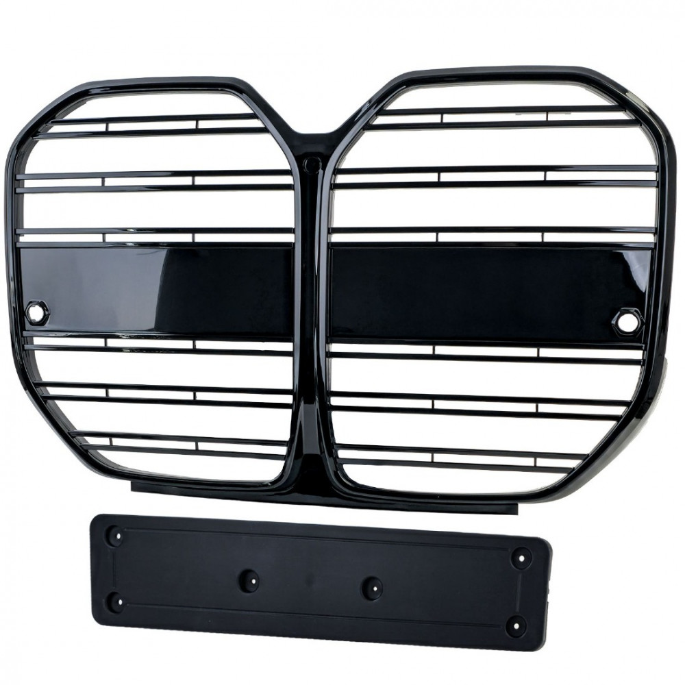 Front grill black gloss BMW 4 G26 Gran Coupe Black Gloss (2020-2024) 44055 Front grill black gloss BMW 4 G26 Gran Coupe Black Gloss (2020-2024) 44055
