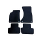 Car textile mats black AUDI A4 (2008-2015) PREMIUM