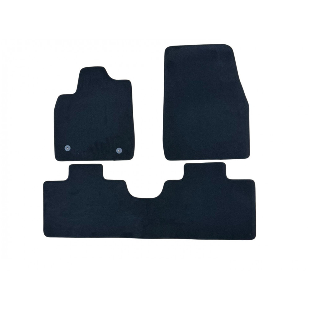 Car textile mats black FORD MUSTANG MACH-E (2020-...) PREMIUM