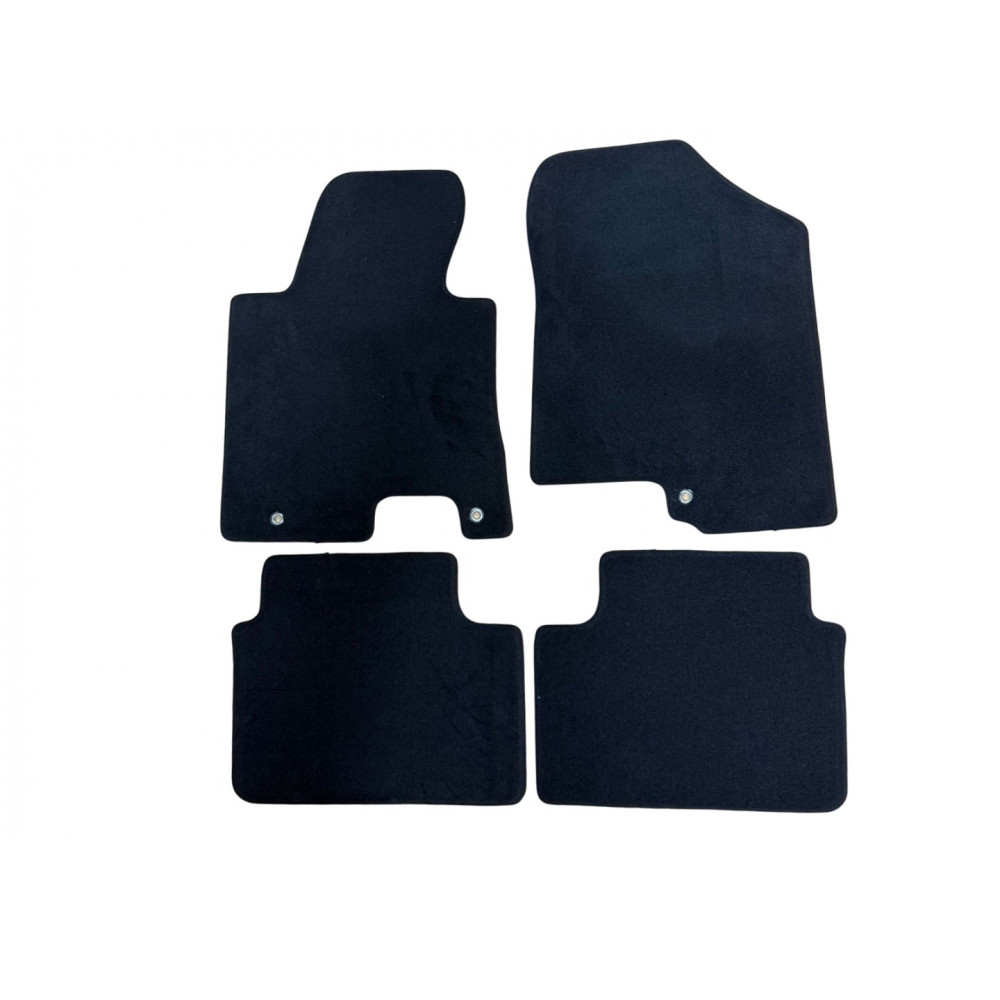Car textile mats black HYUNDAI i30 (2012-2017) PREMIUM Car textile mats black HYUNDAI i30 (2012-2017) PREMIUM