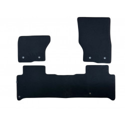 Car textile mats black LAND ROVER DISCOVERY V (2017-...) PREMIUM Car textile mats black LAND ROVER DISCOVERY V (2017-...) PREMIUM
