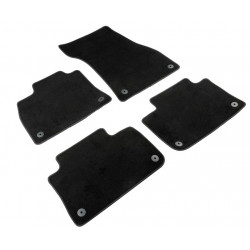 Car textile mats black AUDI E-TRON (2019-...) LUXE