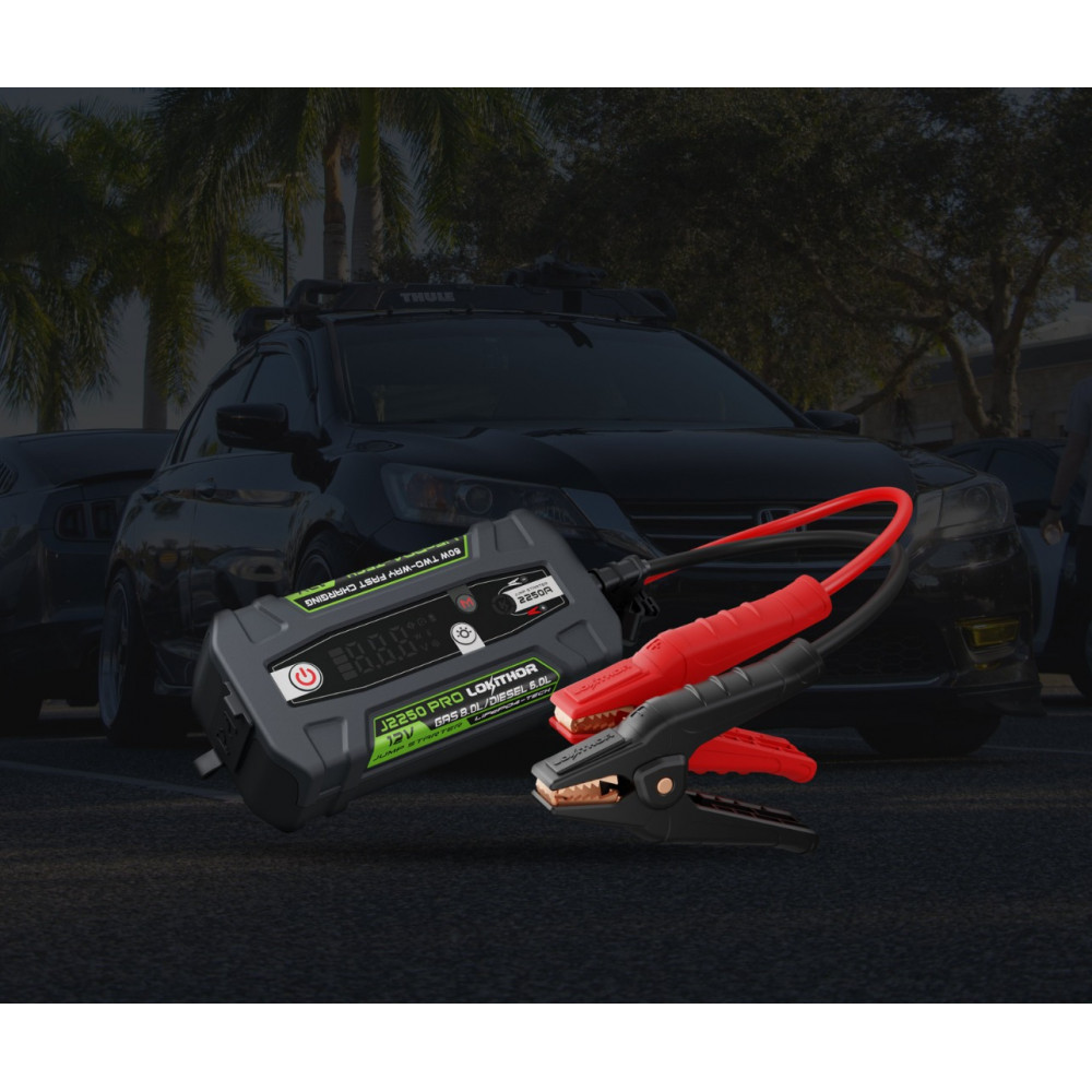 CAR BATTERY BOOSTER 12V LOKITHOR J2250 PRO 2250ALIFEPO4