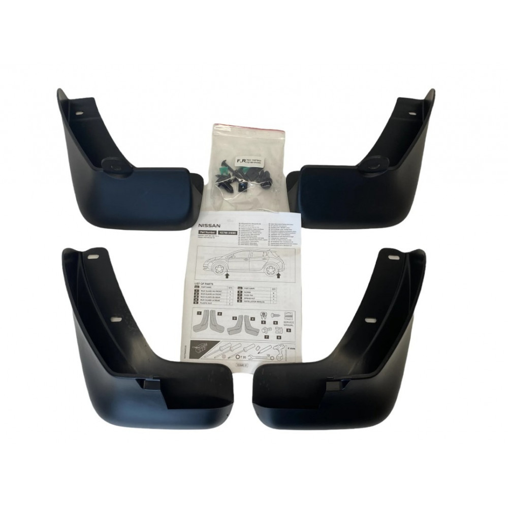 Roiskeläpät OEM NISSAN LEAF I (2010-2017) KE7883N080 (4 kpl.)