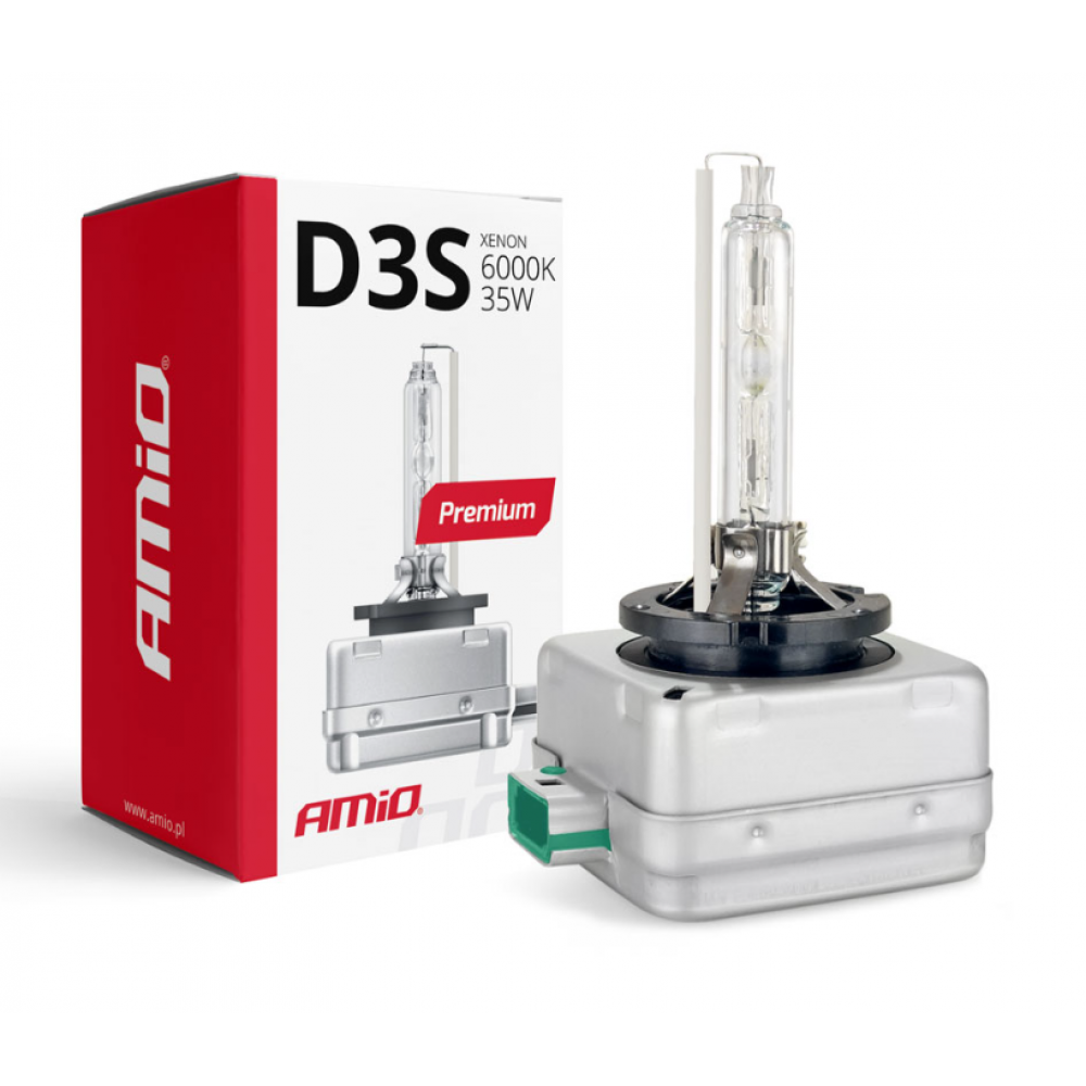 Automotive xenon bulb 12V D3S 6000K AMIO PREMIUM 01979