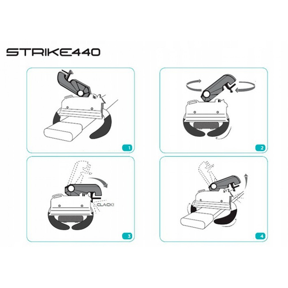 Kattolaatikon JUNIOR STRIKE 440 BLACK GLOSS