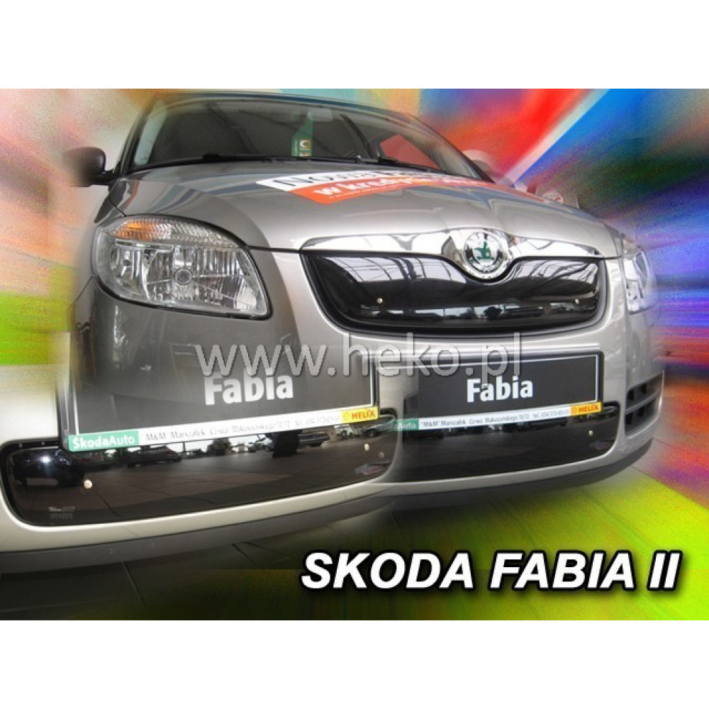 Radiatora ziemas aizsegs apakšējais SKODA FABIA II (2007-2010) pre-facelift 02041