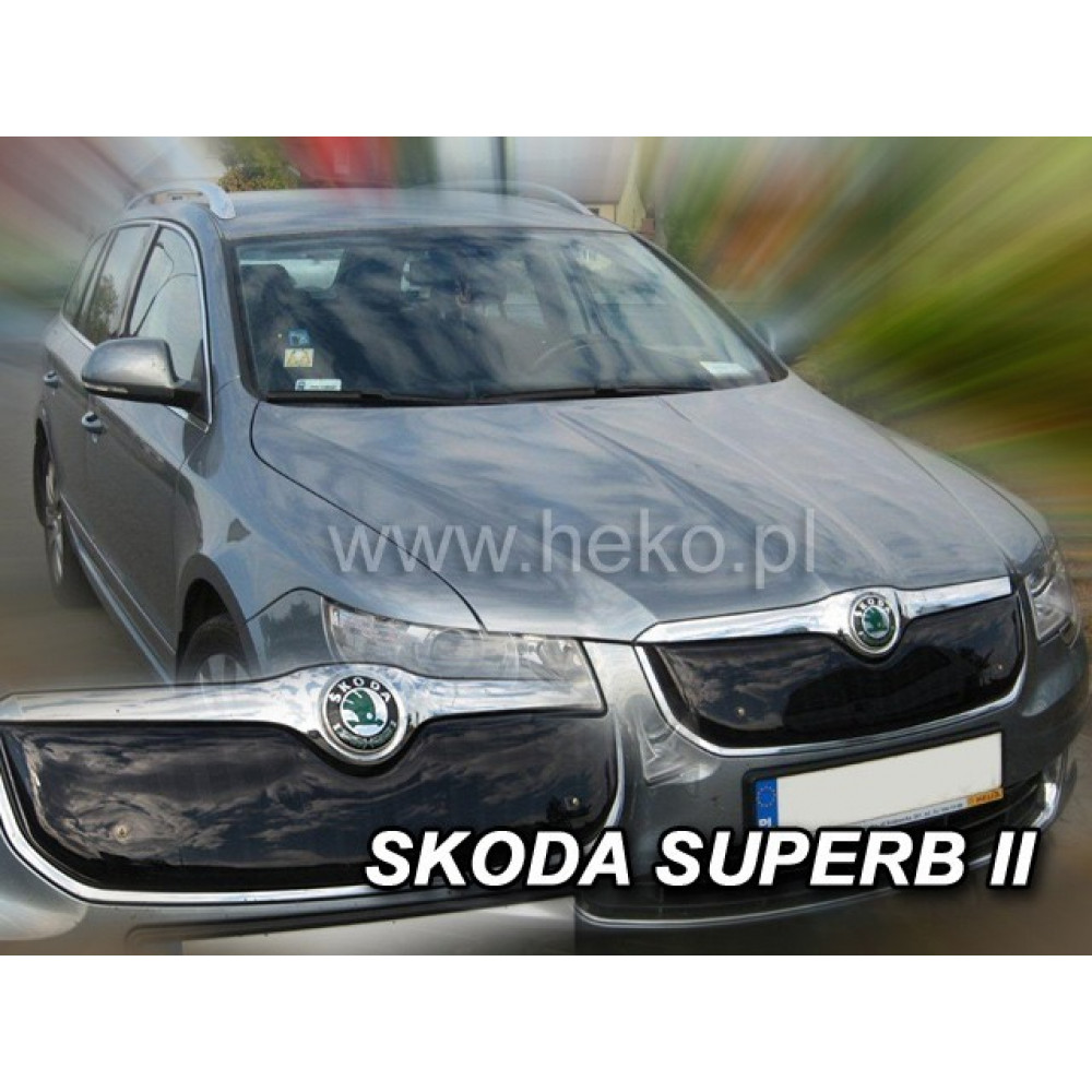 Radiatora ziemas aizsegs augšējais SKODA SUPERB II (2008-2013) 02069