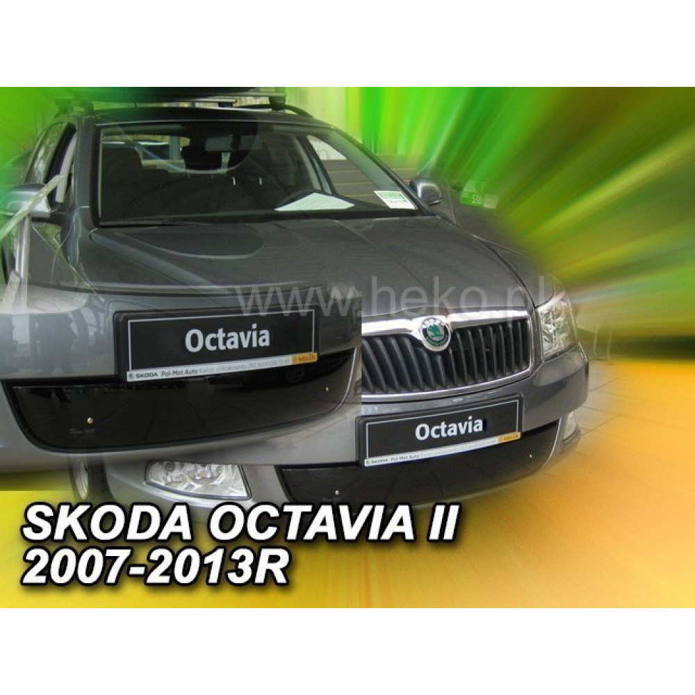 Radiatora ziemas aizsegs apakšējais SKODA OCTAVIA II (2008-2013) facelift 04002