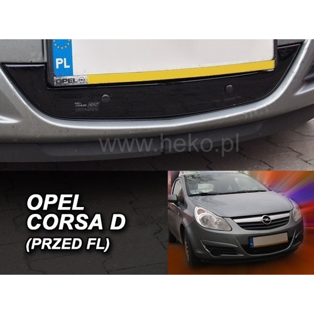 Ziemas radiatora aizsegs apakšējais OPEL CORSA D (2006-2011) 04023