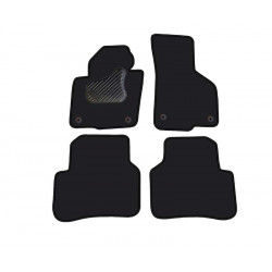 Car textile mats black VW PASSAT CC (2008-...) LUXE