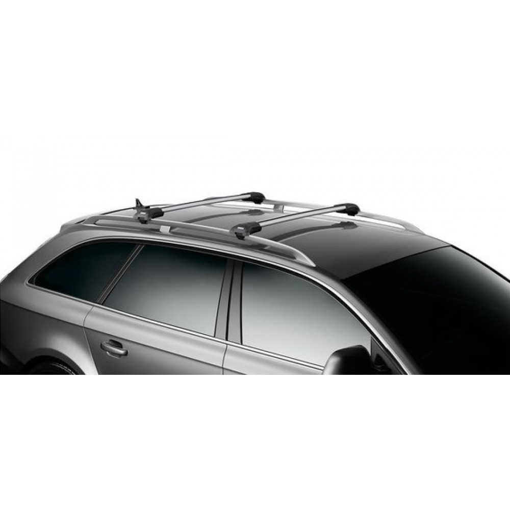 Авто багажник на крышу THULE WINGBAR EDGE VOLKSWAGEN PASSAT B7 Variant с рейлингами (2010-2015)