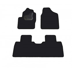 Car textile mats black SEAT ALHAMBRA (1995-2010) (5s.) ECONOMIC (LT)