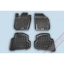 Car rubber floor mats black SKODA FABIA III (2014-...) 200211