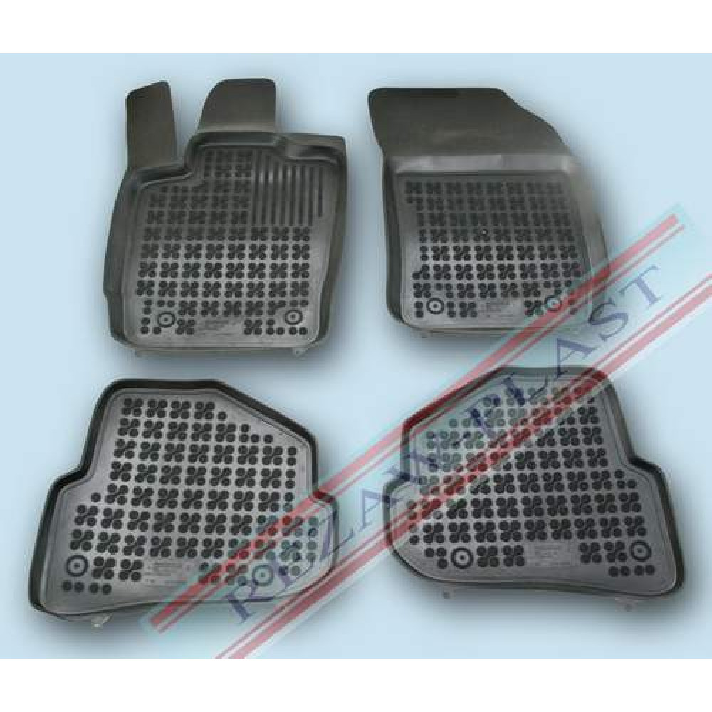 Car rubber floor mats black AUDI A1 (2010-...) 200313