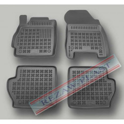 Car rubber floor mats black MAZDA 2 with fire extinguisher (2006-...) 200802