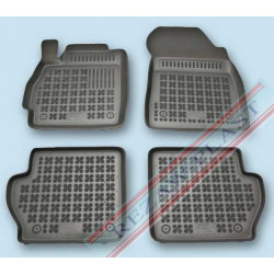 Car rubber floor mats black MAZDA 2 (2006-...) 200808