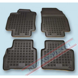 Car rubber floor mats black NISSAN TIIDA (2004-...) 201805