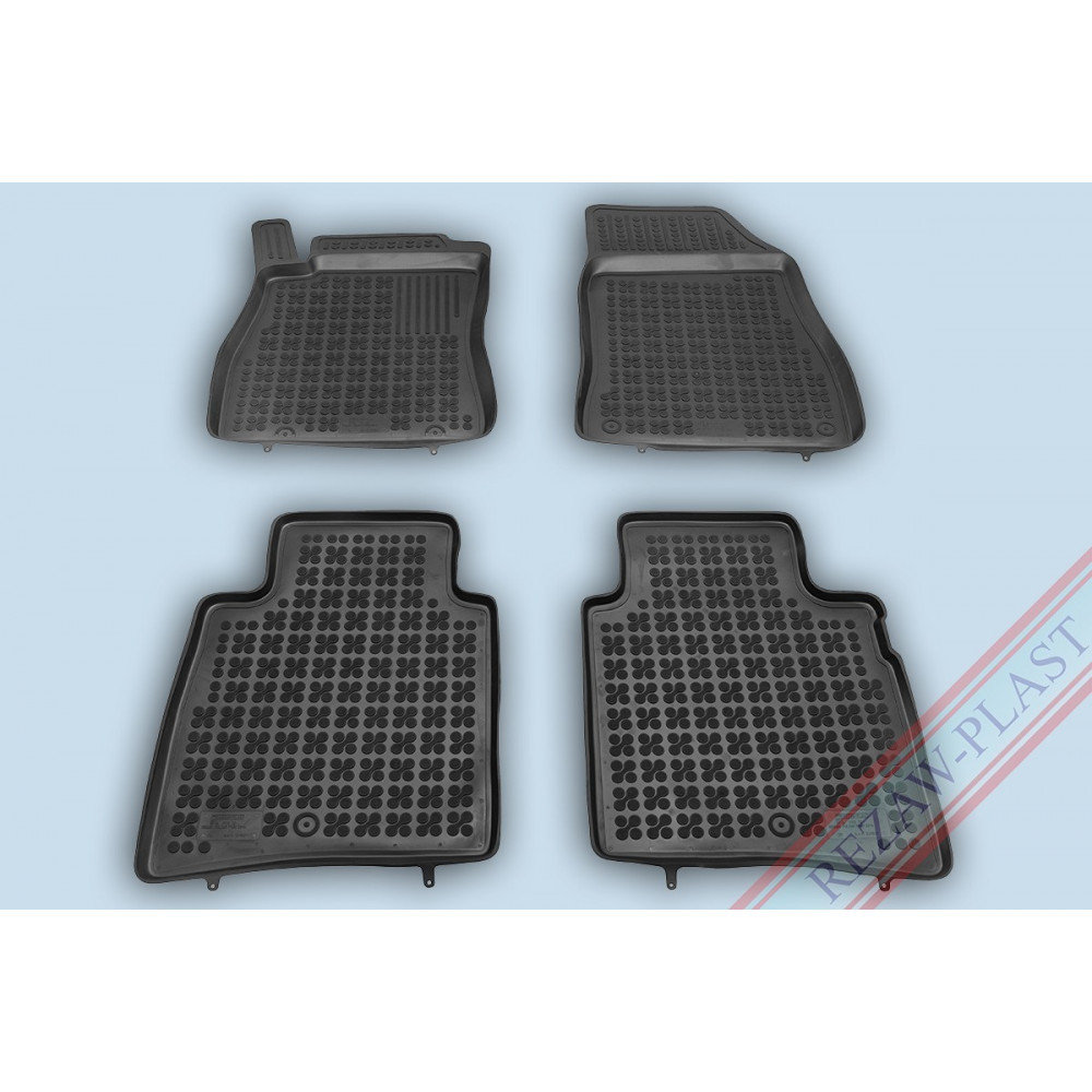 Car rubber floor mats black NISSAN PULSAR (2014-...) 201821