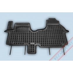 Car rubber floor mats front black RENAULT TRAFIC II (3s.)(2014-...) 201919P