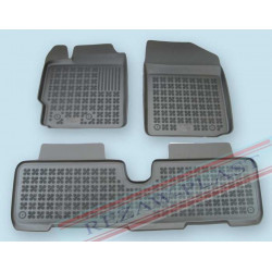 Car rubber floor mats black TOYOTA YARIS (2005-2011)  201409