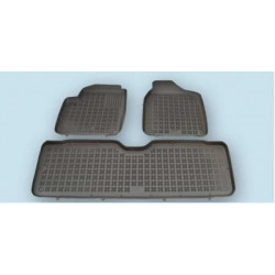 Car rubber floor mats black VW SHARAN (1995-2010)  (5s.) 200103A