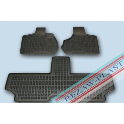 Car rubber floor mats black DODGE CARAVAN (2001-2006)(5s.) 203601A