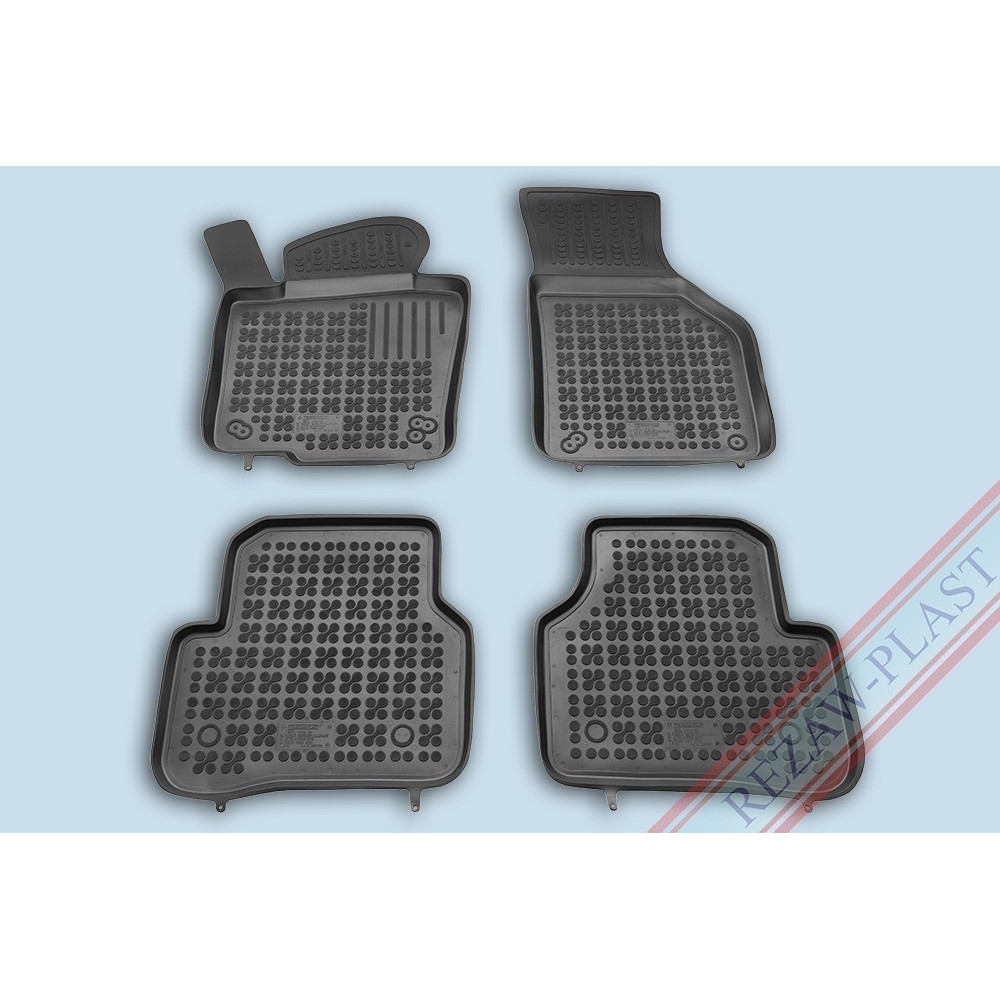 Car rubber floor mats black VW PASSAT B6 (2005-2010)  200102