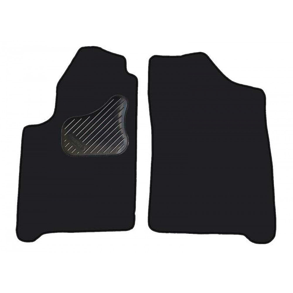 Car textile mats black CITROEN BERLINGO (2s.)(1996-2007) ECONOMIC