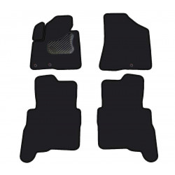 Car textile mats black HYUNDAI SANTA FE Facelift (2010-2012) ECONOMIC (LT)