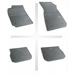 Car rubber floor mats black AUDI A4 (1995-2001) NEGRO