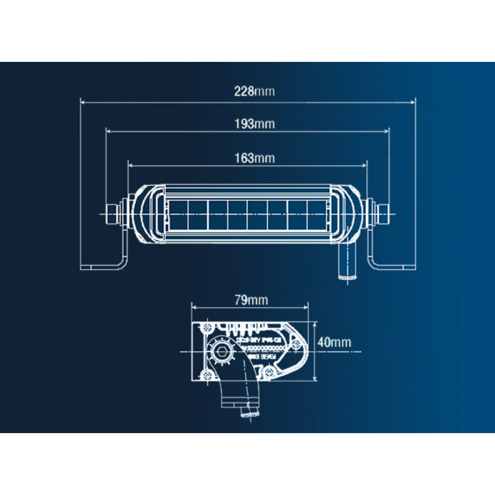 LED tālās gaismas lukturis SEEKER ULTIMA 10 1605-NS2030