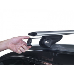 Car roof rack HAPRO CRONOS AERO KIA SORENTO with roof rail (2003-2009)