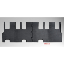 Car rubber floor mats black   VW T6 Transp./Caraw. 3rd row,both side doors(2015-...) C-CAR