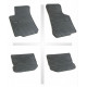 Car rubber floor mats black SKODA OCTAVIA I (1997-2004) NEGRO