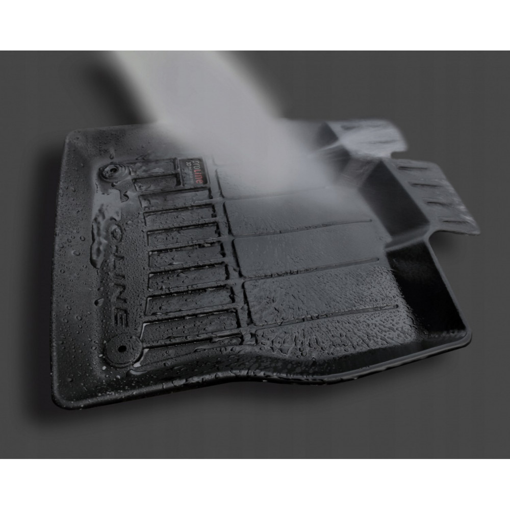 Car rubber floor mats black MB C-class W205 (2014-...) 3D FROGUM