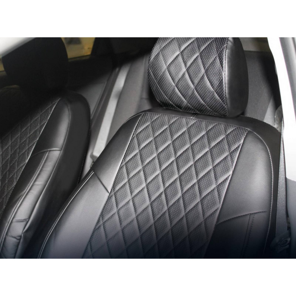 Модельные чехлы на сиденья *ECO-LEATHER ROMB* KIA CEED (2007-2012)