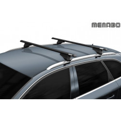 Car roof rack for cars with flush rails M-WAY AVIA BLACK (MENABO BLACK)